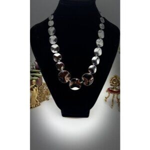 Beautiful Stainless Steel MILOR Silver Tone Necklace Adjustable